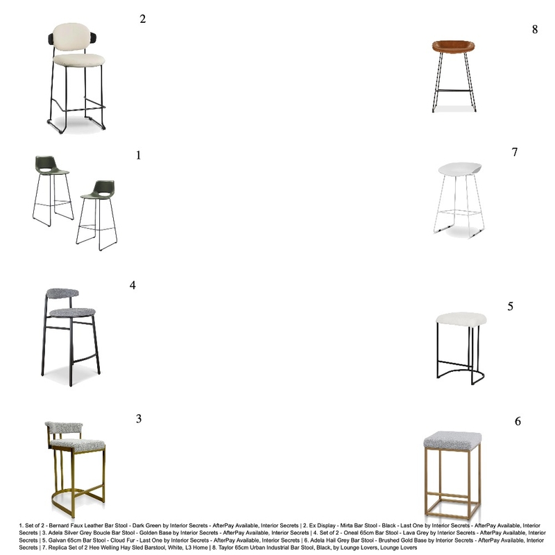 Furniture-Bar stool Mood Board by Cocoon_me on Style Sourcebook