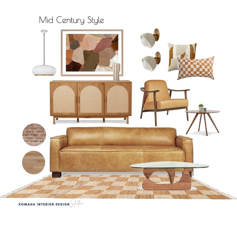 MID CENTURY STYLE Mood Board by Komaha Interior Design on Style Sourcebook