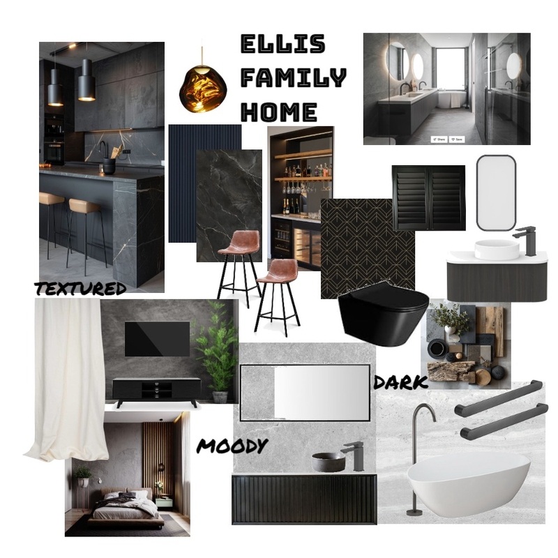 Kristyna and Clayton Ellis Interior Design Mood Board by KarenMcMillan