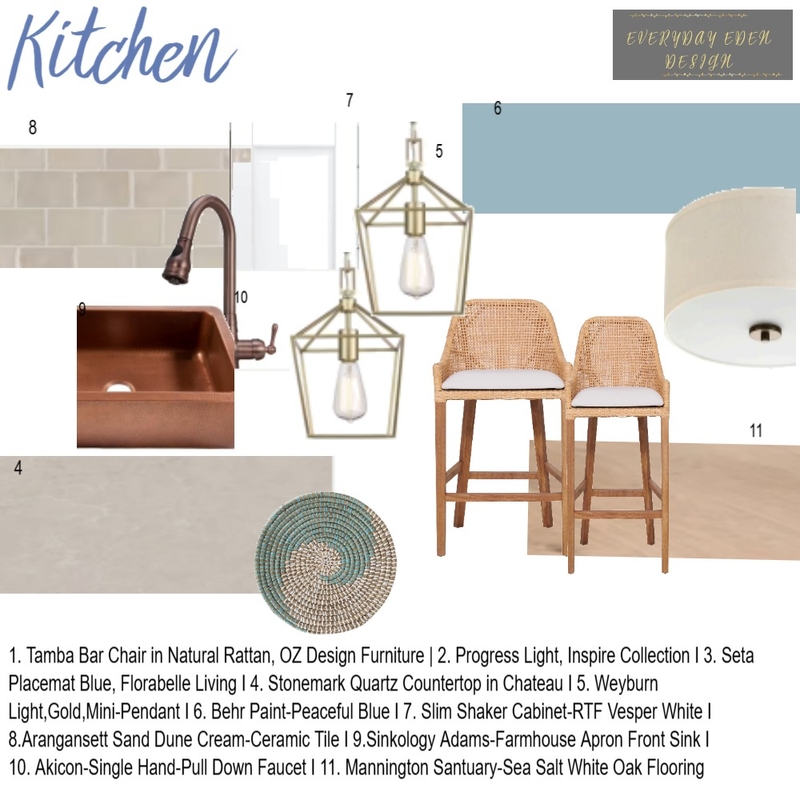 Sample Board-Kitchen Mood Board by Everyday Eden on Style Sourcebook