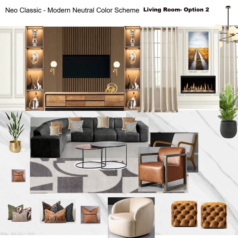Living Room option with Grey Modular Couch Mood Board by Asma Murekatete on Style Sourcebook