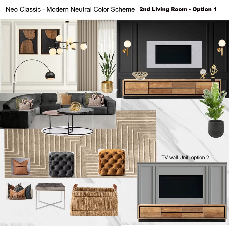 2nd Living Room option with Grey existing Couch Mood Board by Asma Murekatete on Style Sourcebook