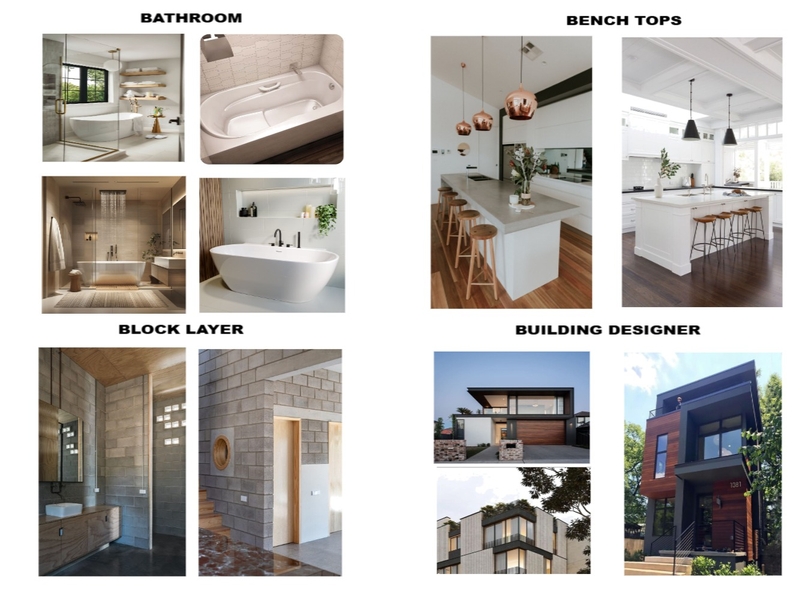 Bathroom, Bench Tops, Block Layer, Building Designer Mood Board by ACTIVE Property Specialists on Style Sourcebook