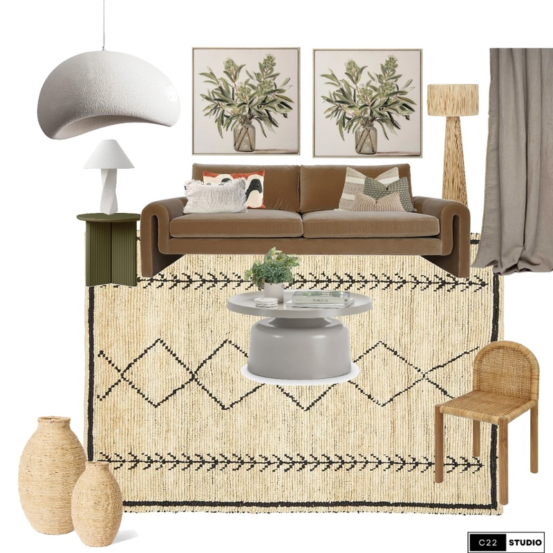 Modern Textural living Mood Board by C22 Studio on Style Sourcebook