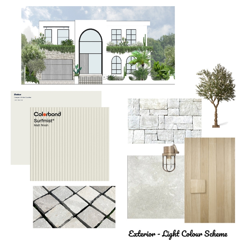 Casper White Quarter Exterior - Light Mood Board by Sheilzy on Style Sourcebook