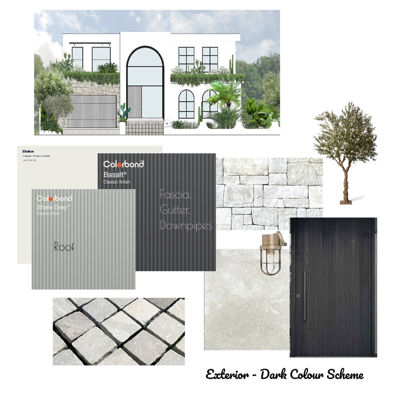Casper White Quarter Exterior - Dark Mood Board by Sheilzy on Style Sourcebook