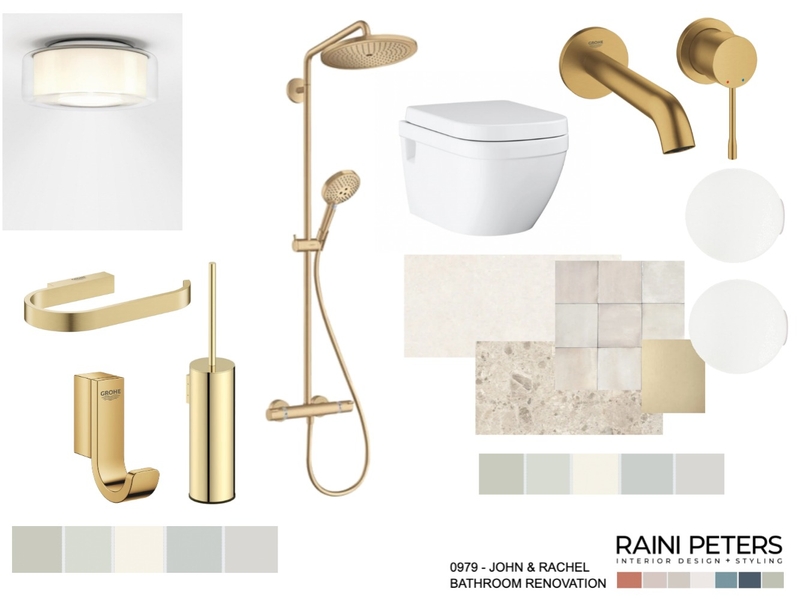 Bathroom J & R Grohe Mood Board by Raini Peters Interior Design + Styling on Style Sourcebook