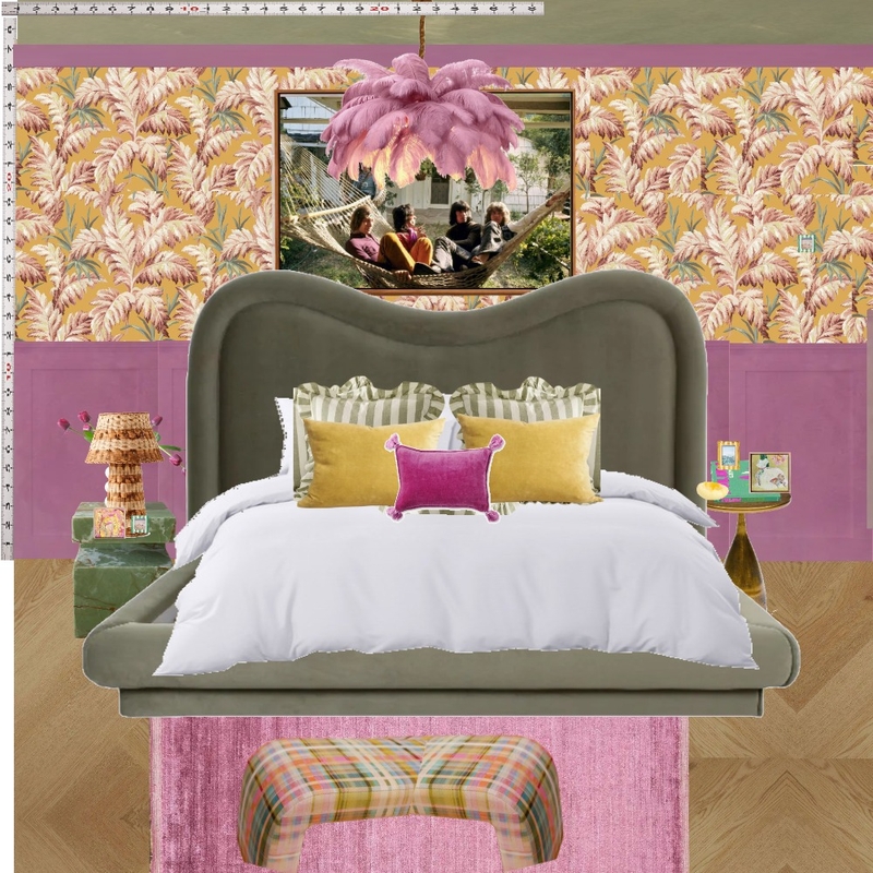 Old Hollywood Bedroom Wall Mood Board by dl2407 on Style Sourcebook