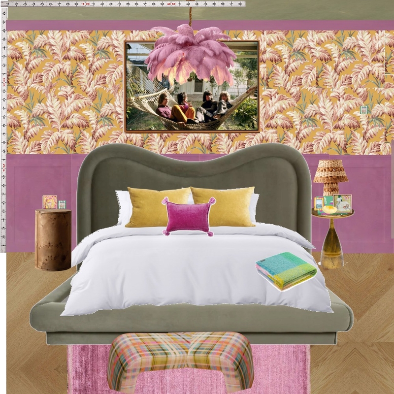 Old Hollywood Bedroom Wall Mood Board by dl2407 on Style Sourcebook