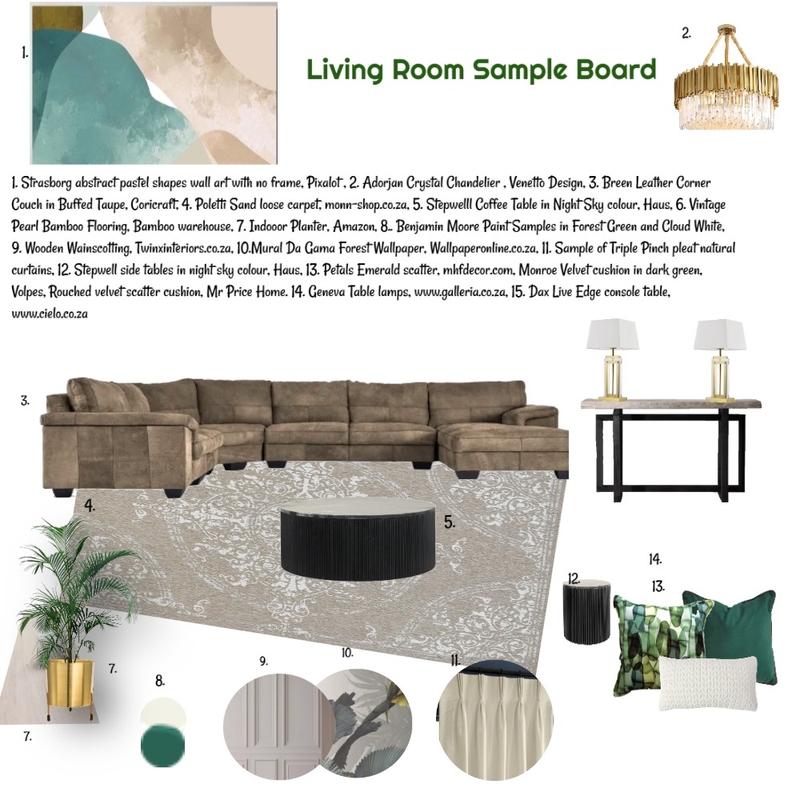 Living room in Monochromatic 17-12-24 Mood Board by JudyK on Style Sourcebook