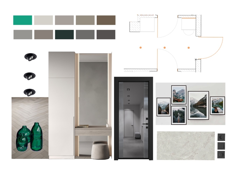 прихожая Mood Board by NatalyaI on Style Sourcebook