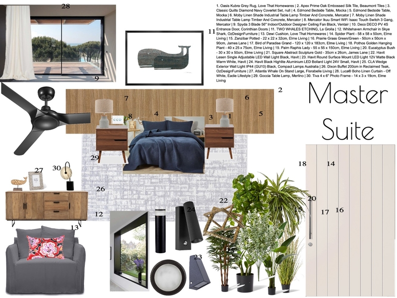 Master Suite Mood Board by undefined on Style Sourcebook