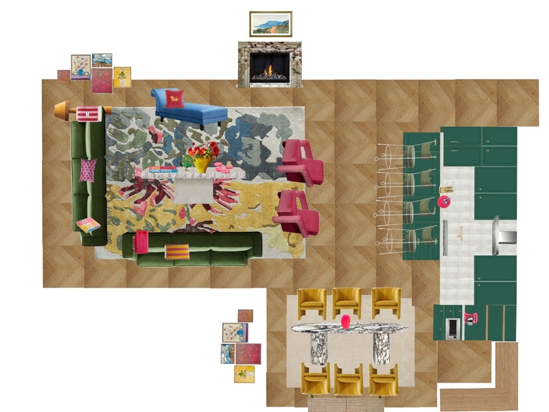 Great Room Space Planning Mood Board by dl2407 on Style Sourcebook