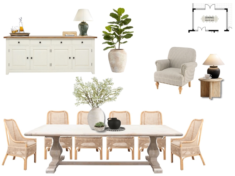 Hunters Hill - Ground Level - Dining Revision 1. Mood Board by ONE CREATIVE on Style Sourcebook