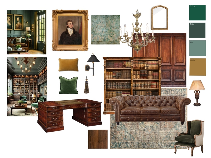 Traditional study Mood Board by tormillerdesign@mac.com on Style Sourcebook