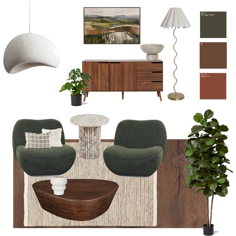 Mid-century modren Mood Board by Caitlyn.vb on Style Sourcebook