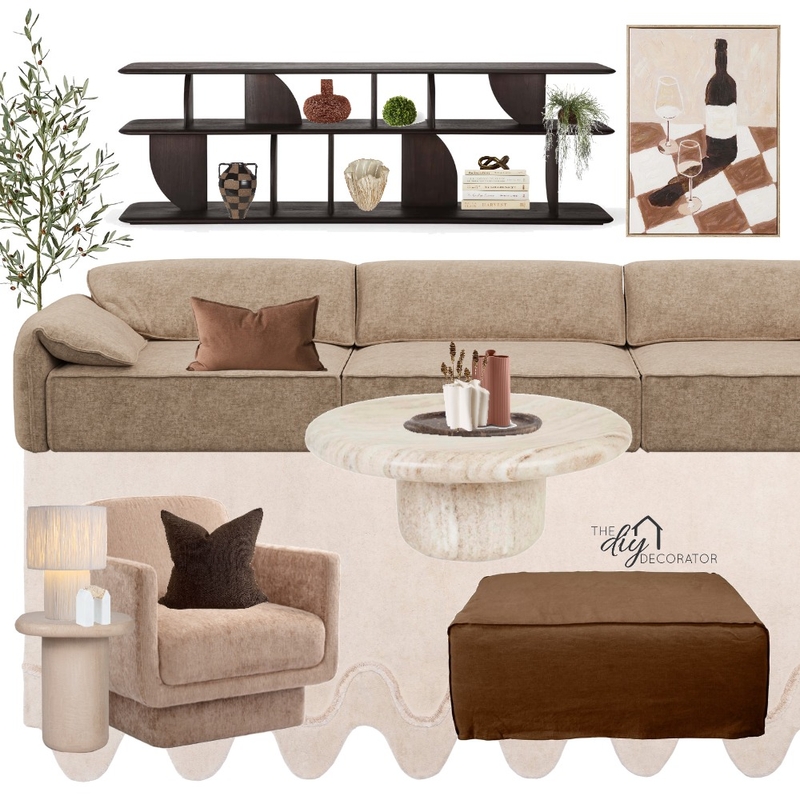 Pantone mocha mousse Mood Board by Thediydecorator on Style Sourcebook