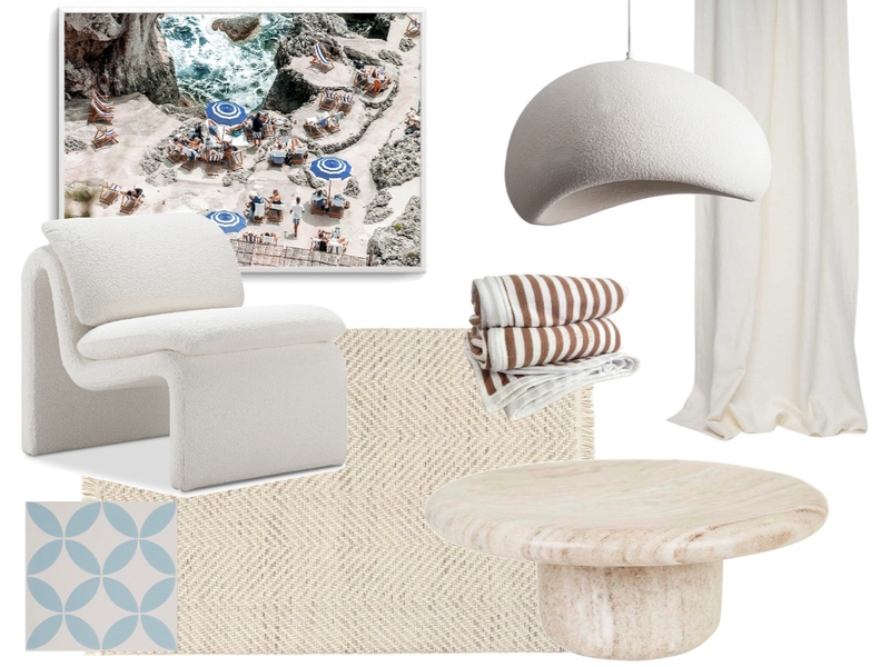Modern Mediterranean Living Room Mood Board by Style Sourcebook on Style Sourcebook