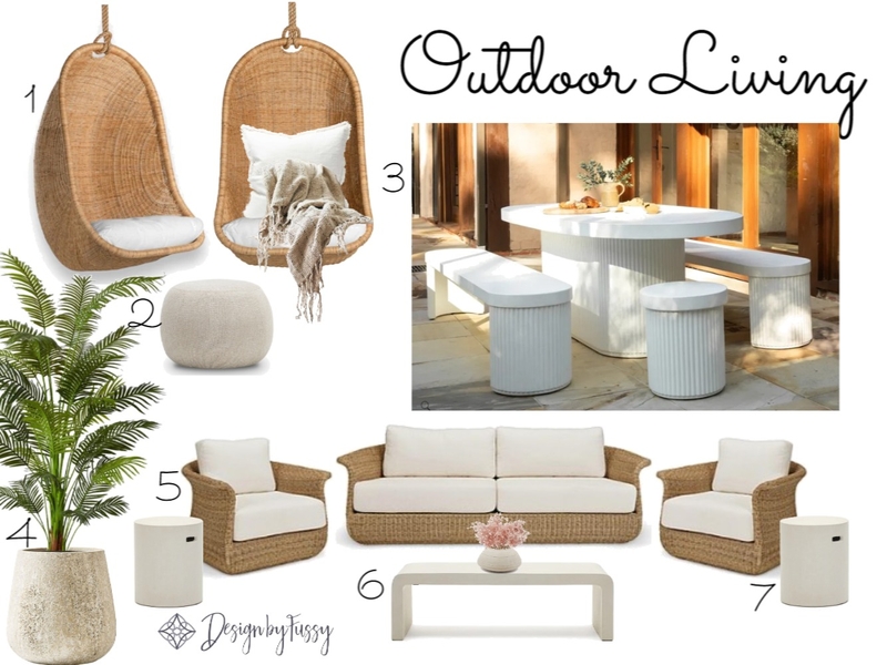 Outdoor Living Option 2 Mood Board by DesignbyFussy on Style Sourcebook