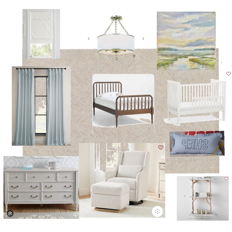 Baby Boy Nursery Mood Board by Kahaefer on Style Sourcebook