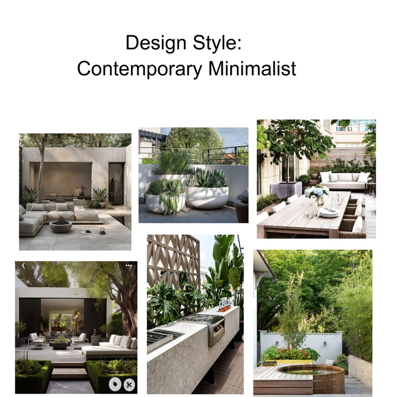 Contemporary Minimalist Garden Design Mood Board by Desiree Freeman on Style Sourcebook