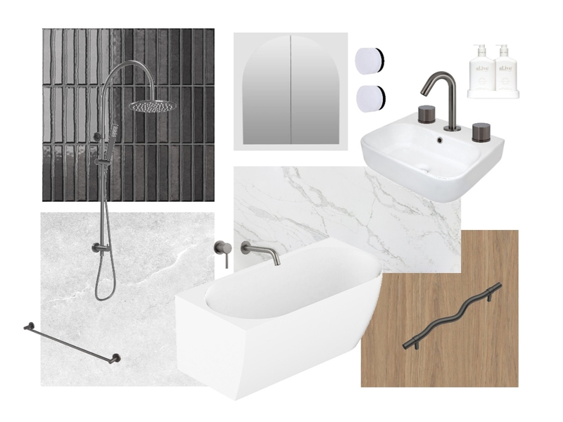 Cousen's Renovation: Main Bathroom (Darker Version) Mood Board by Cotter Builders on Style Sourcebook