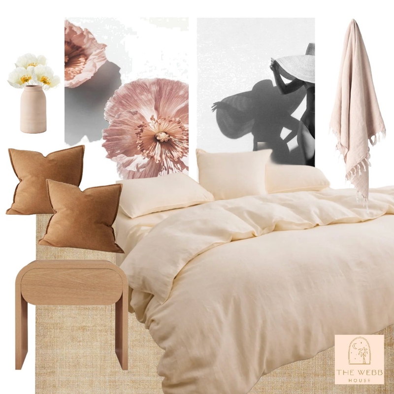 Soft Yellow & Pink Bedroom Mood Board by The Webb House on Style Sourcebook
