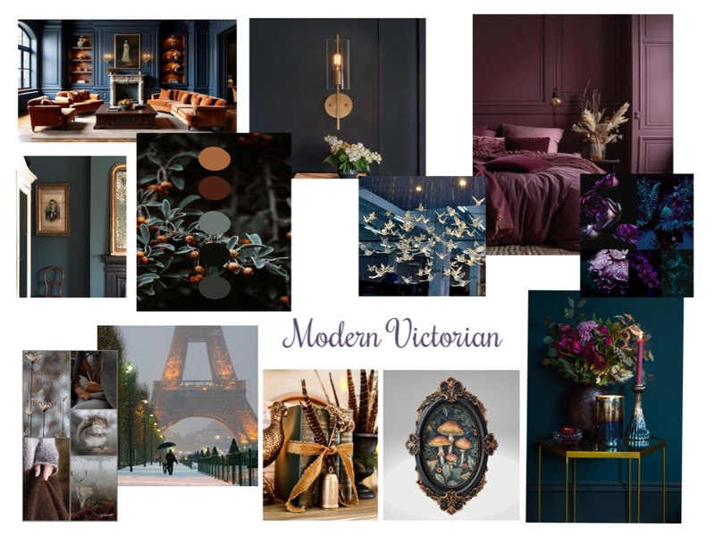 Modern Victorian Mood Board by Bonnie on Style Sourcebook
