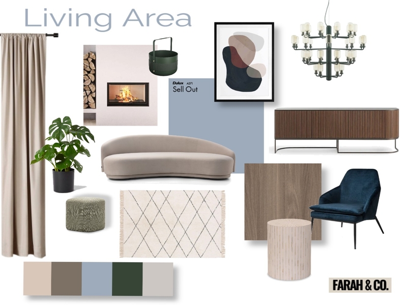 LIVING ROOM 1 STOCKHOLM Mood Board by FarahSTUDENT on Style Sourcebook