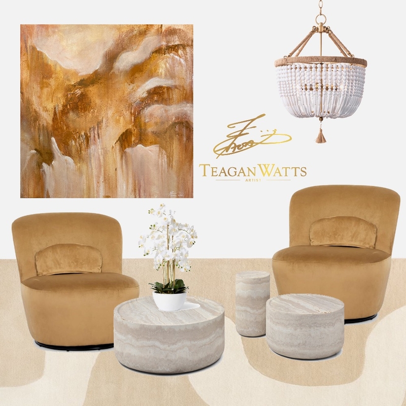 Golden sands Mood Board by Teagan Watts Artist on Style Sourcebook