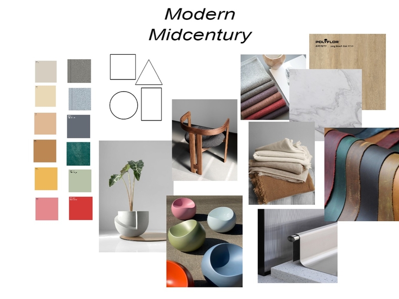 Midcentury Mood Board by Pattern group on Style Sourcebook