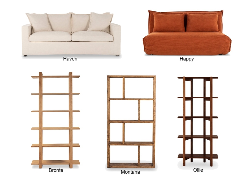 Sofa Beds + Shelves Mood Board by Brisbane Lounge Lovers on Style Sourcebook