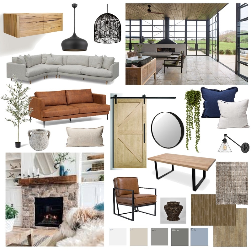 Modern farmhouse mood baord Mood Board by Chelsea Dawson on Style Sourcebook