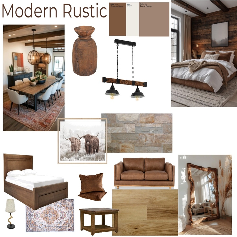 Modern rustic Mood Board by Carminkies on Style Sourcebook