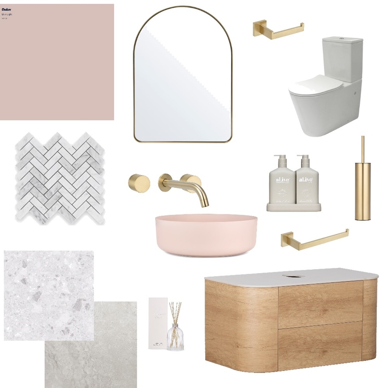Bathroom Mood Board by aimeesloan. on Style Sourcebook