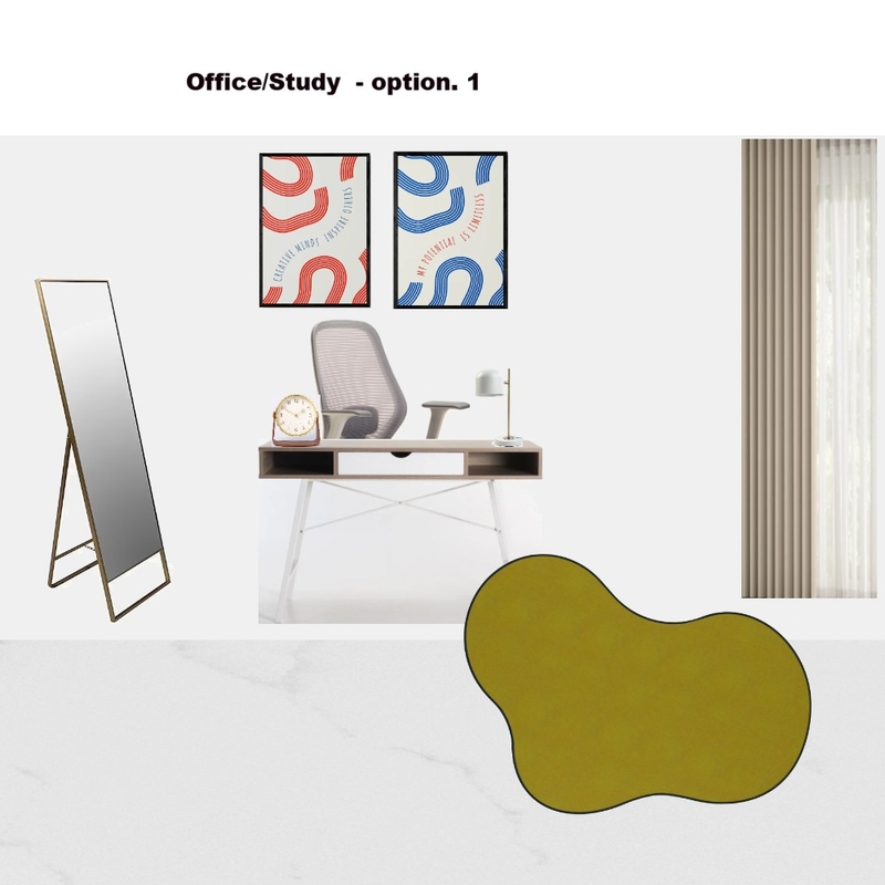 Uche's Office/Study - Mood board Revised Option Mood Board by Asma Murekatete on Style Sourcebook