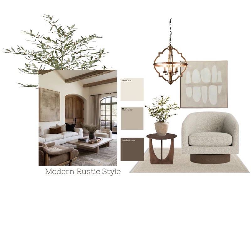 Modern rustic Mood Board by isabellefrost on Style Sourcebook