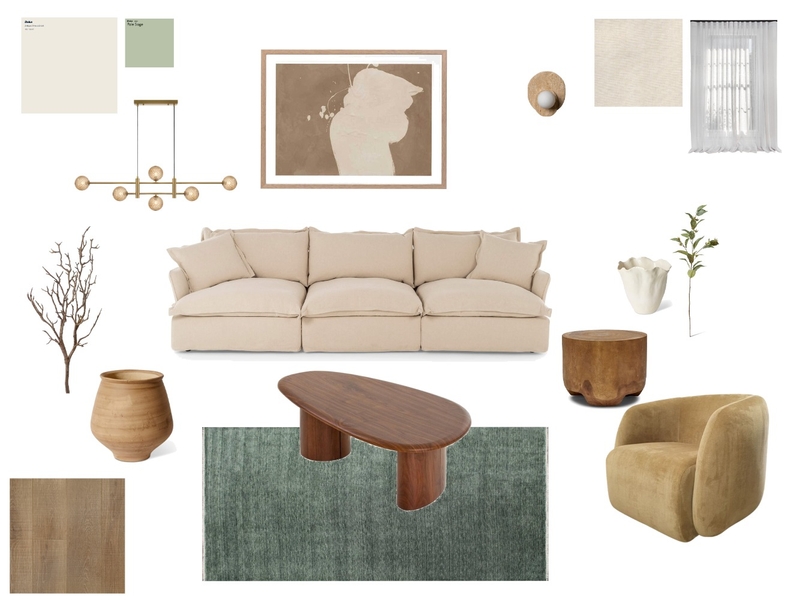 Modern Organic Living Mood Board by Mary Chaaya on Style Sourcebook