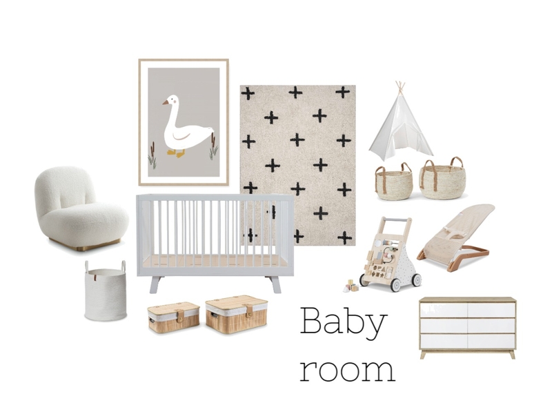 Baby room Mood Board by LEAFY INTERIORS on Style Sourcebook