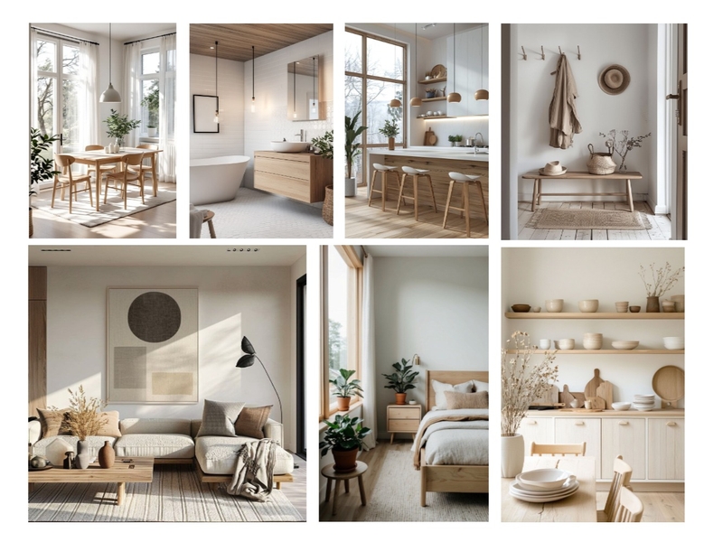 Scandinavian Mood Board by Ajeless Designs on Style Sourcebook
