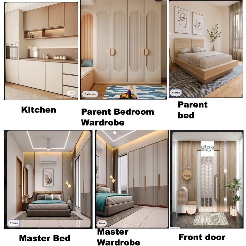 2BHK 1 Mood Board by bhojmanali2804@gmail.com on Style Sourcebook