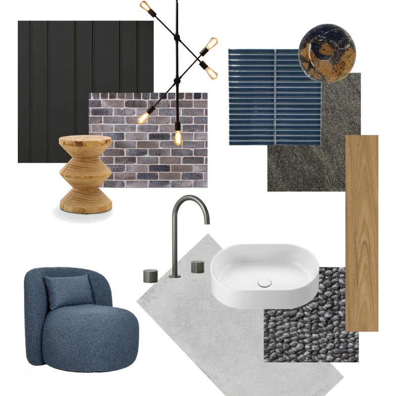 Blue & Gold Mood Board by mcheep on Style Sourcebook