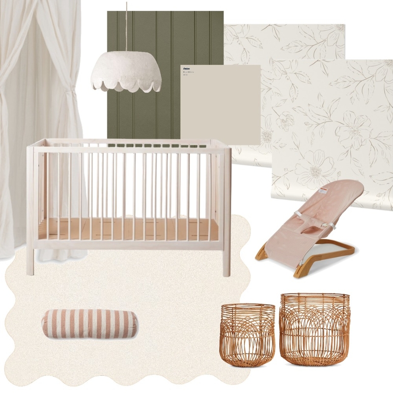 Baby Girl Nursery - Peony Mood Board by erin__kendal on Style Sourcebook