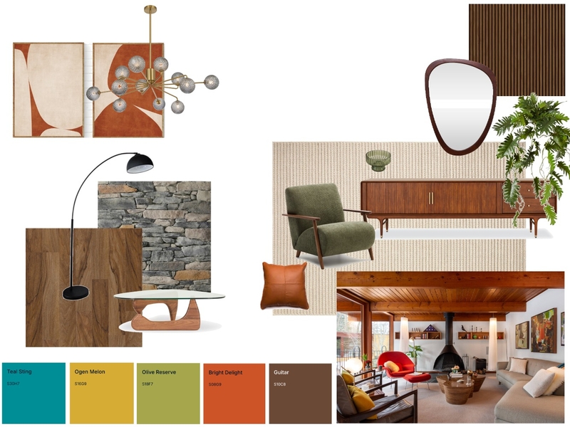 Mid Century Modern Mood Board by amber.ec@outlook.com.au on Style Sourcebook