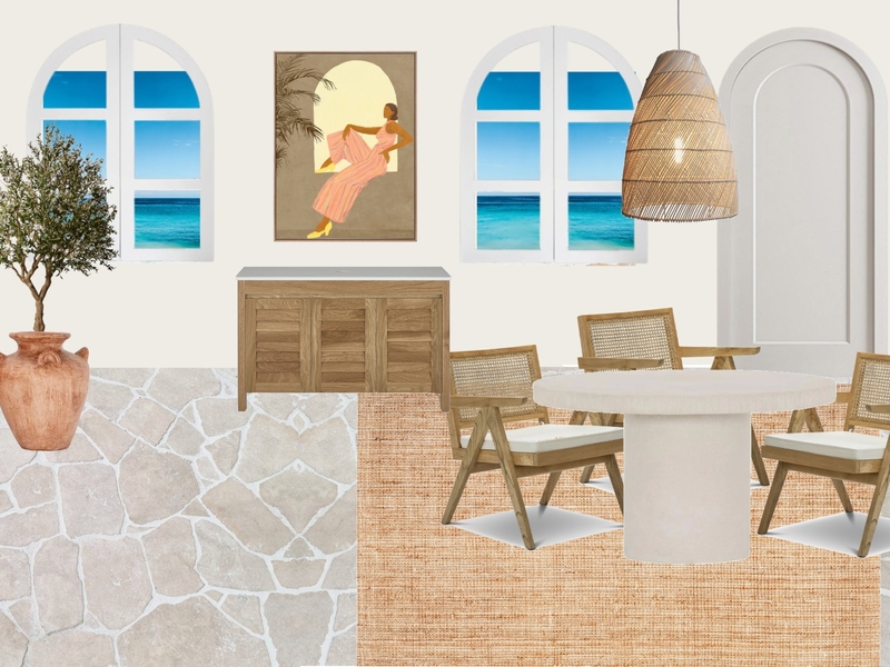 Mediterranean Dining Room Mood Board by amber.ec@outlook.com.au on Style Sourcebook