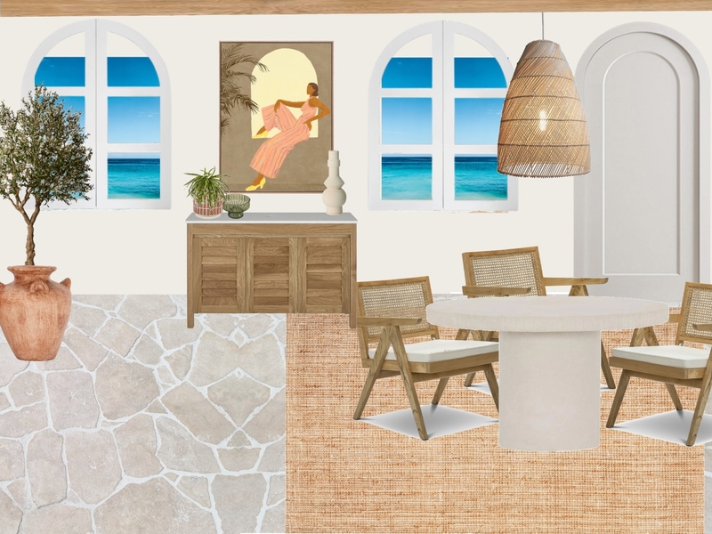 Mediterranean Dining Room Mood Board by amber.ec@outlook.com.au on Style Sourcebook