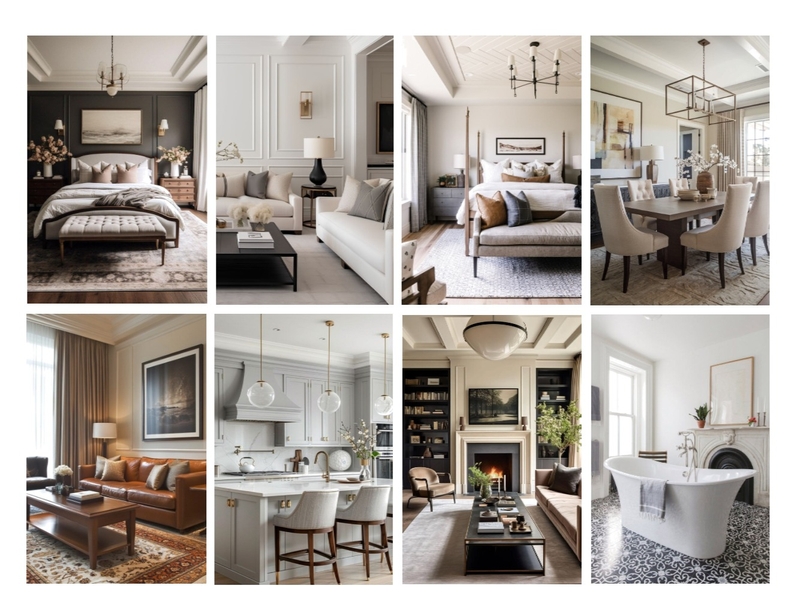 Transitional Mood Board by Ajeless Designs on Style Sourcebook