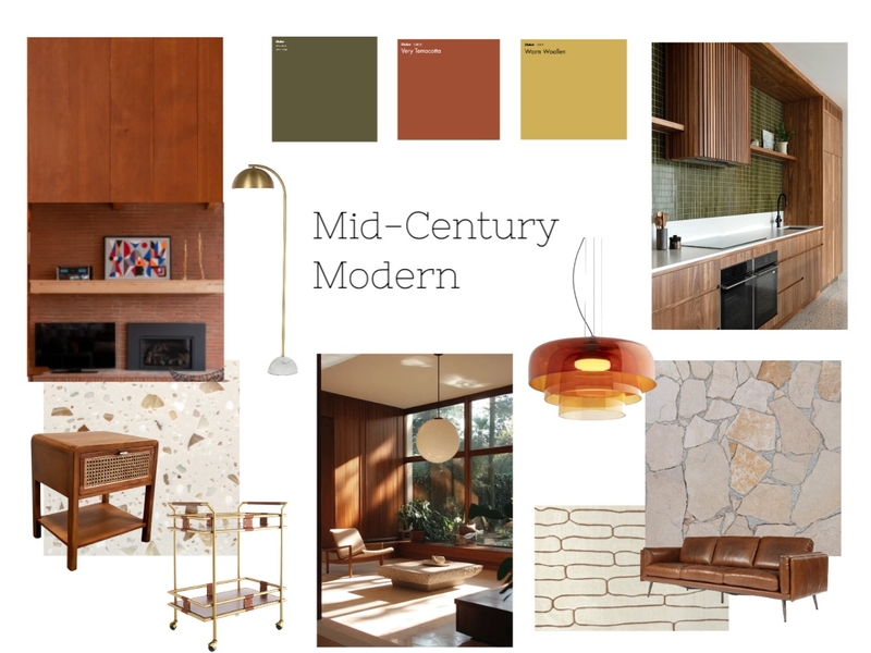 Instagram Mid-Century Mood Board Mood Board by Angie on Style Sourcebook