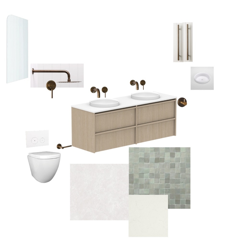 ensuite Mood Board by SHE IS LIV on Style Sourcebook