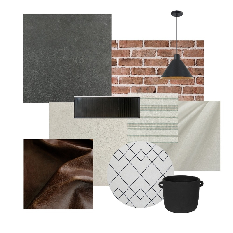 modern industrial bedroom concept board Mood Board by isabellaseabrook24 on Style Sourcebook